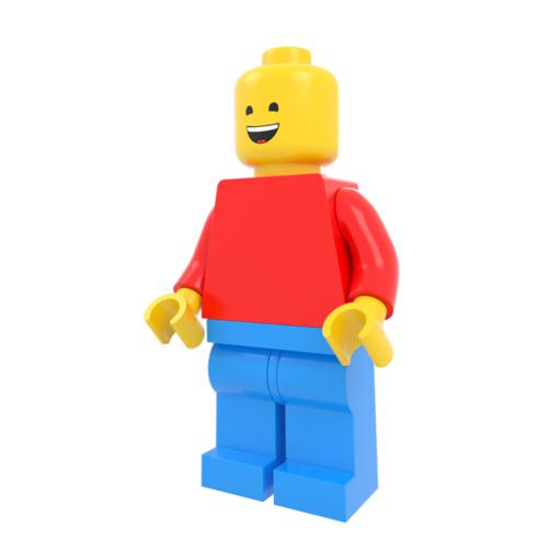 Lego Person w/ Face Texture Rig preview image